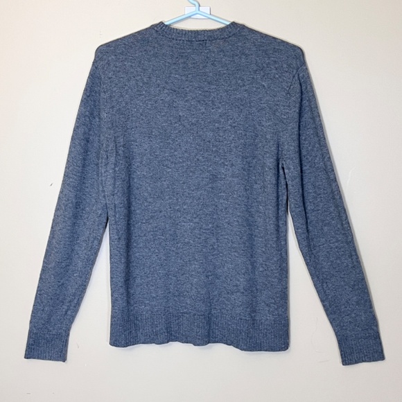 Smartwool Sparwood Crew Neck Pullover Sweater - Men's Size M - Gray - Picture 3 of 9